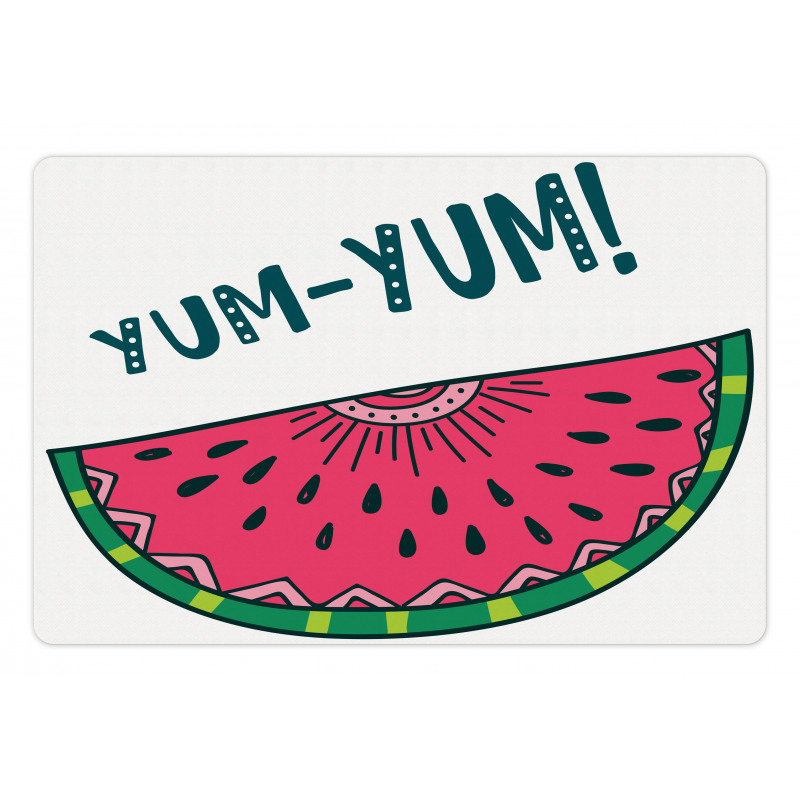 Tasty Watermelon Slice Yum Yum Pet Mat