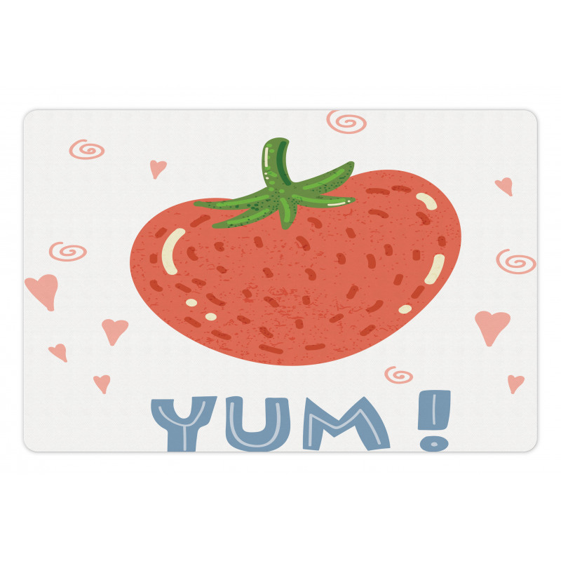 Lettering with a Strawberry Pet Mat