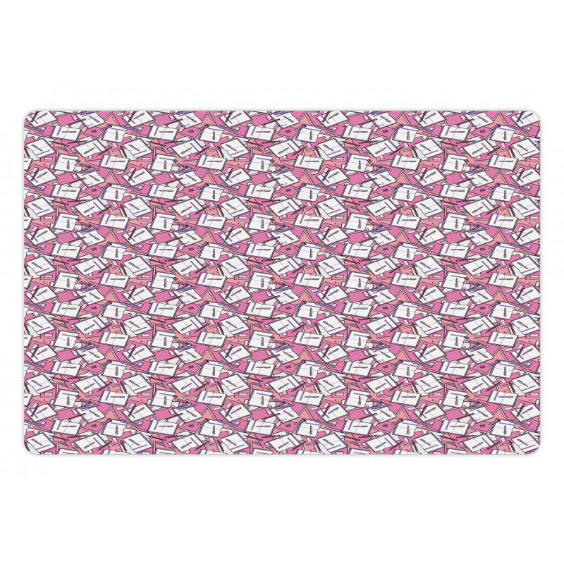 Girly Notebook Pen Marker Pet Mat