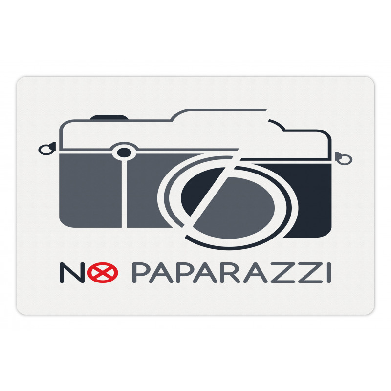 Camera with No Paparazzi Pet Mat