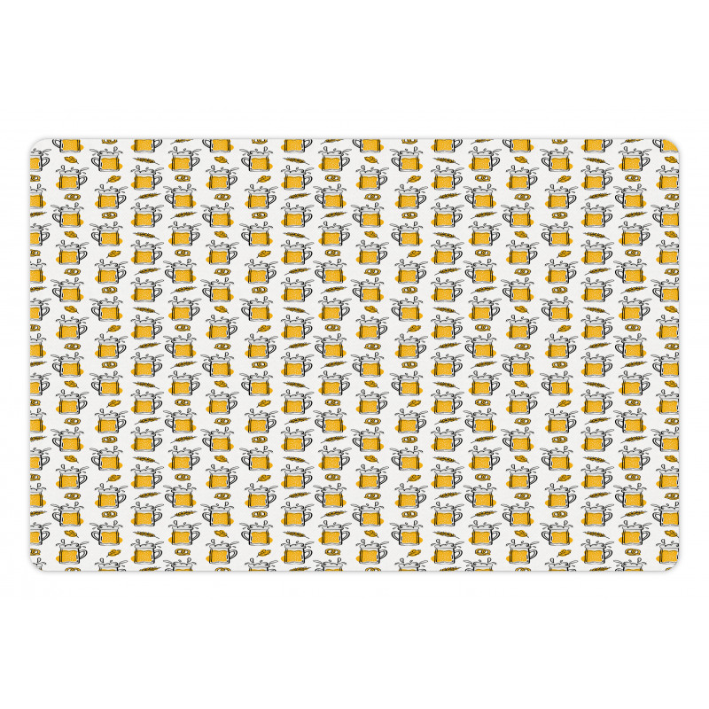 Alcoholic Drink in Mug Pattern Pet Mat