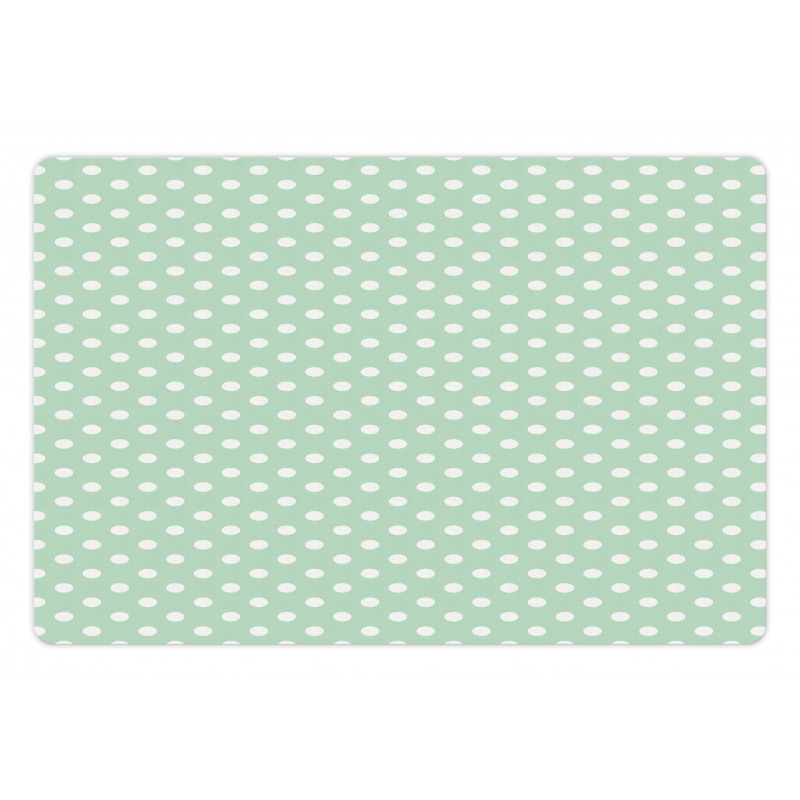 Vintage Design Polka Dotted Pet Mat