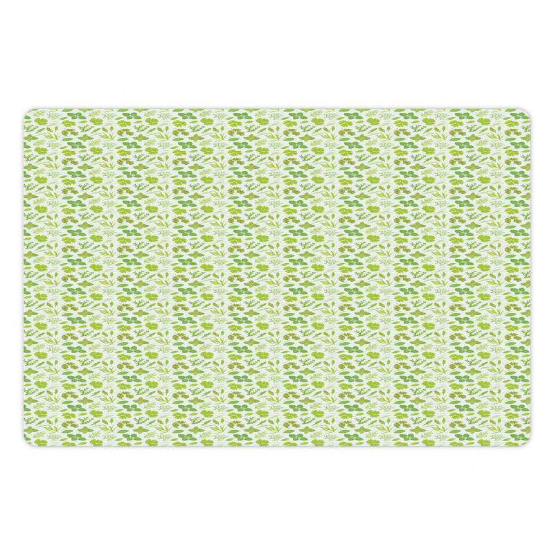 Leaves Rosemary Oregano Dill Pet Mat