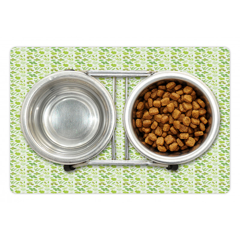 Leaves Rosemary Oregano Dill Pet Mat