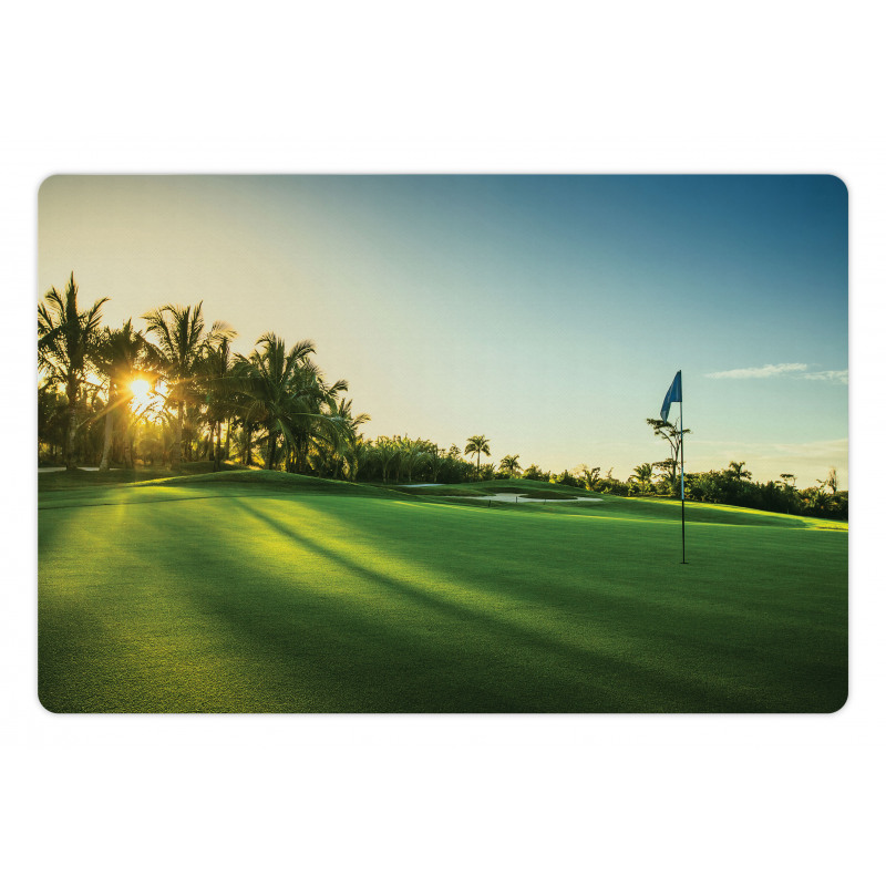 Countryside Sunset on Field Pet Mat