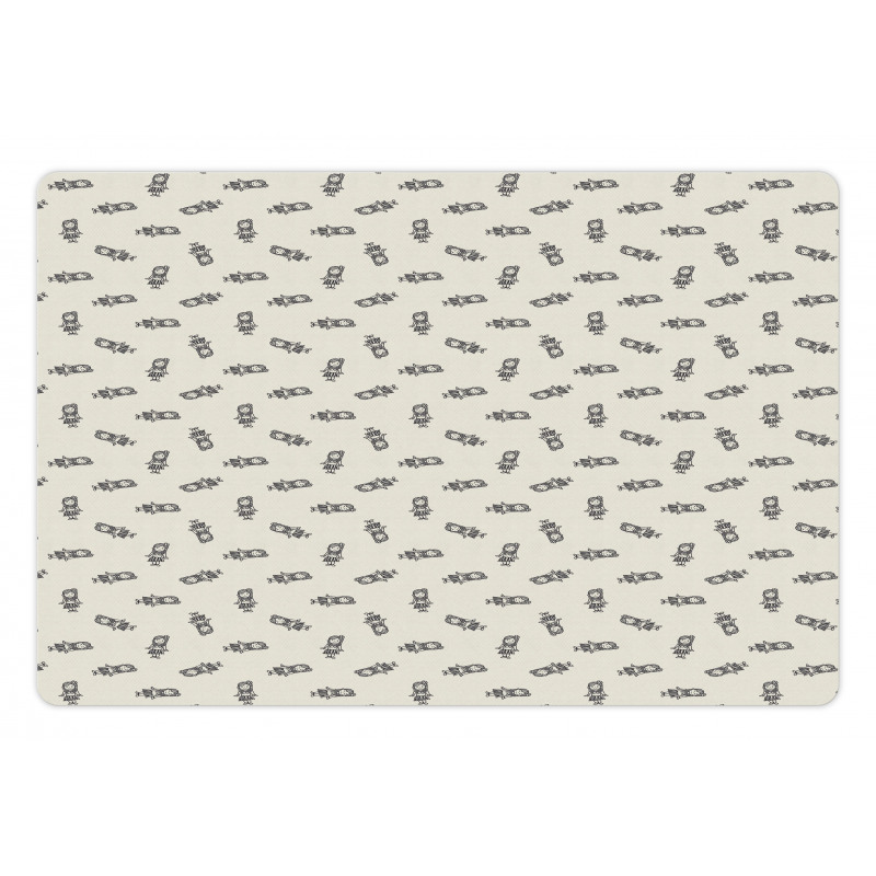 Dancers Pattern Caribbean Pet Mat