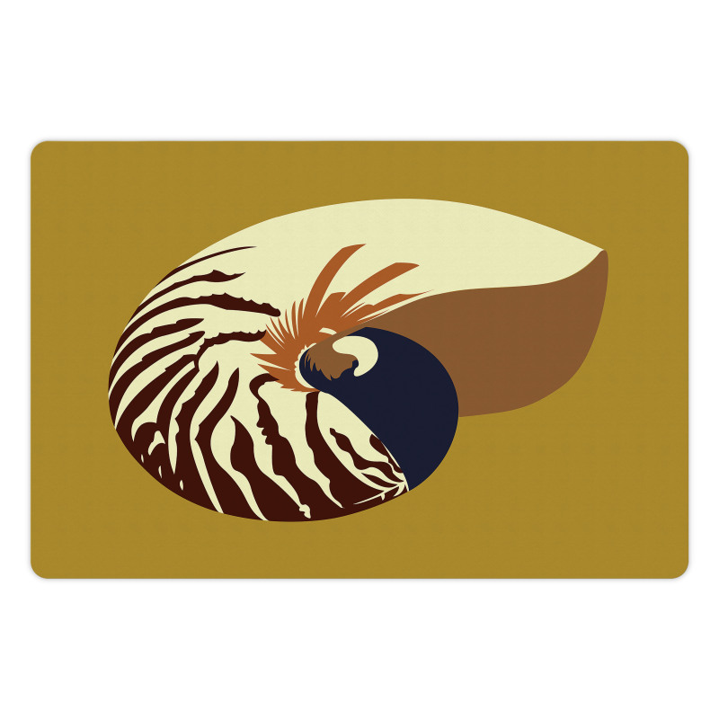 Nautilus Shell Underwater Pet Mat