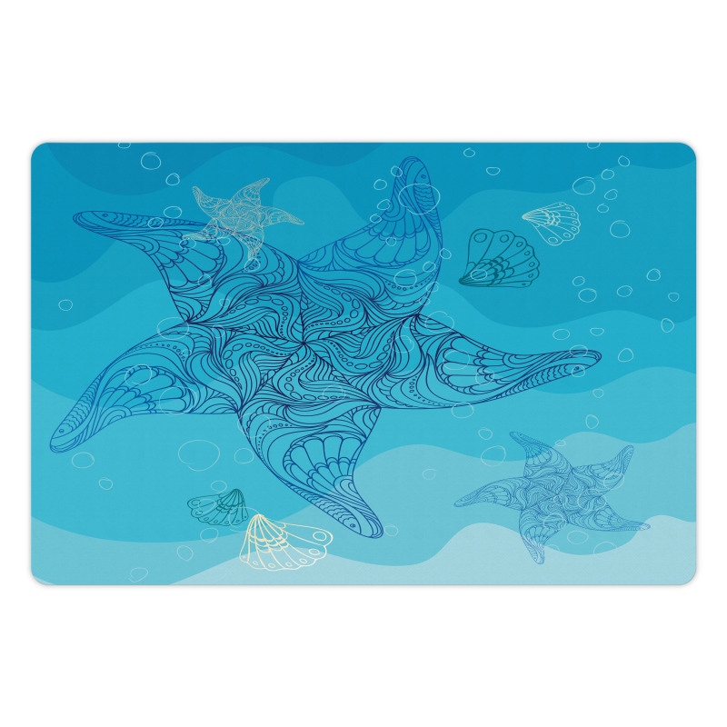 Starfish Deep Sea Creature Pet Mat