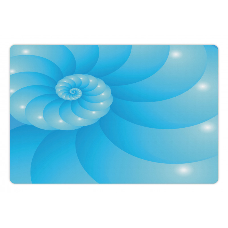 Depth of Ocean Nautical Shell Pet Mat