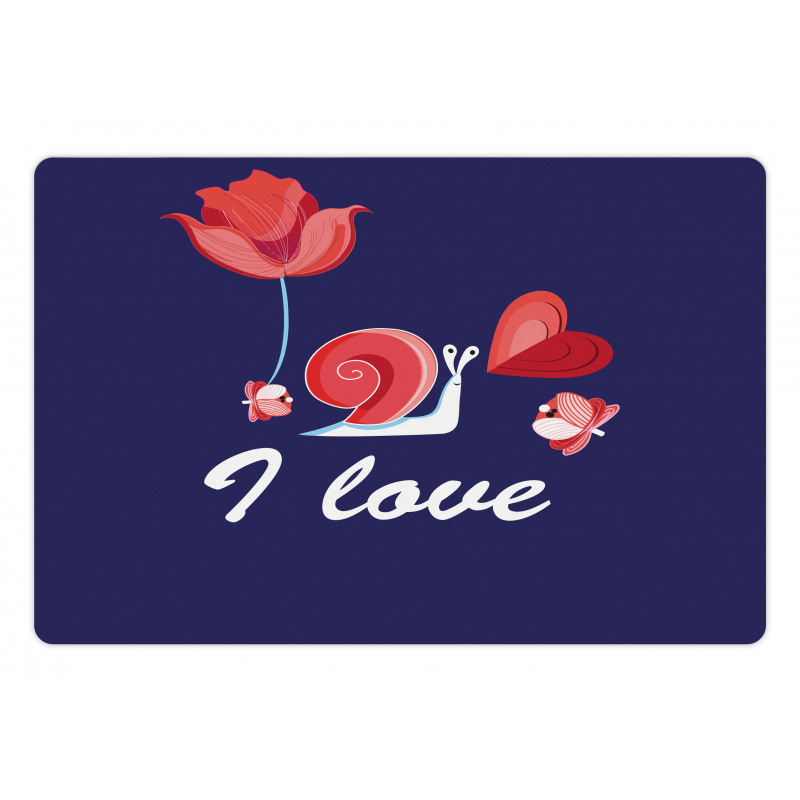 I Love You are My Home Theme Pet Mat