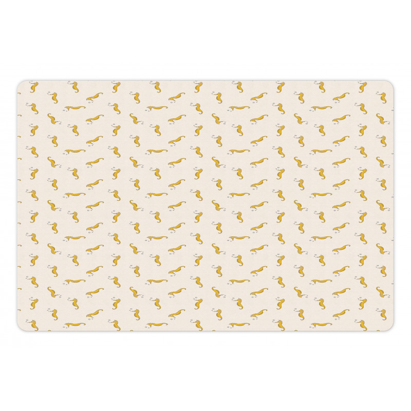 Simple Sea Animal Cartoon Pet Mat