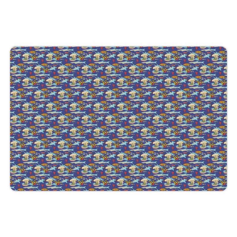 Doodle Underwater World Pet Mat