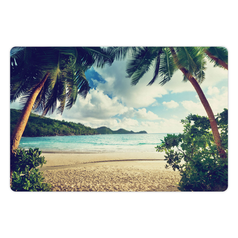 Summer Vintage Tropical Pet Mat