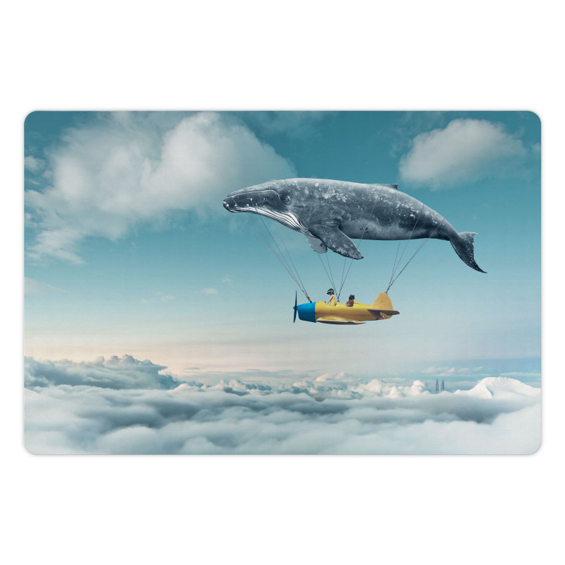Dreamy View Whale Clouds Pet Mat