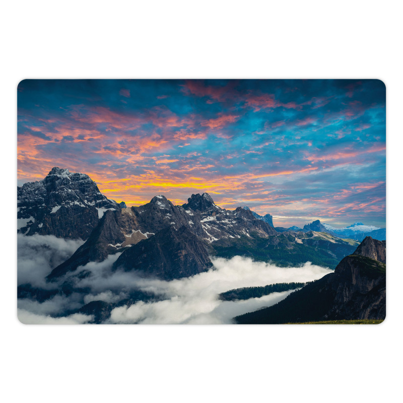 Alpine Clouds Foggy Pet Mat