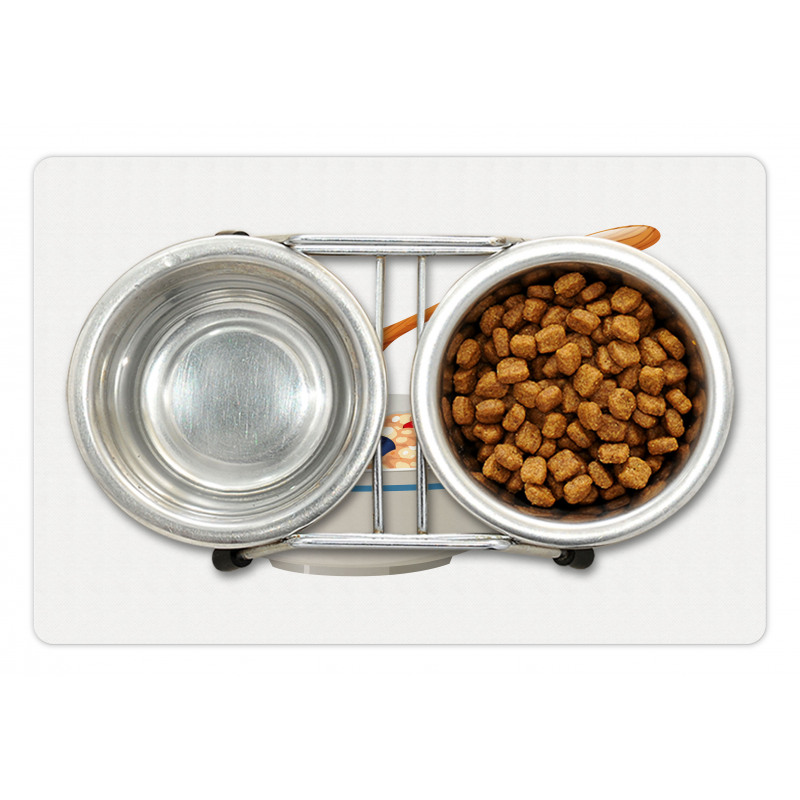 Spoon and Bowl of Porridge Pet Mat