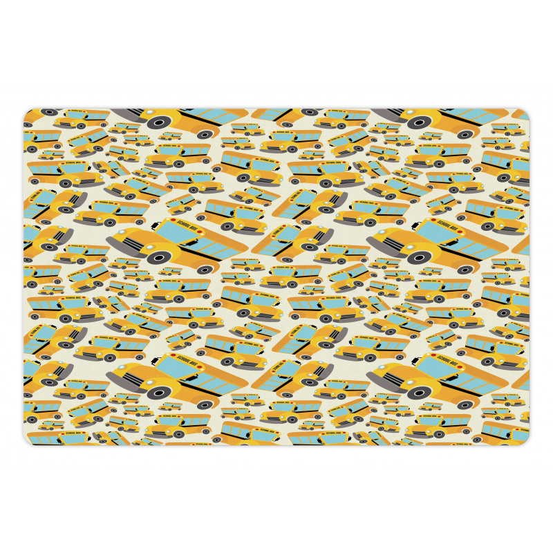 Vehicle Illustrations Pet Mat