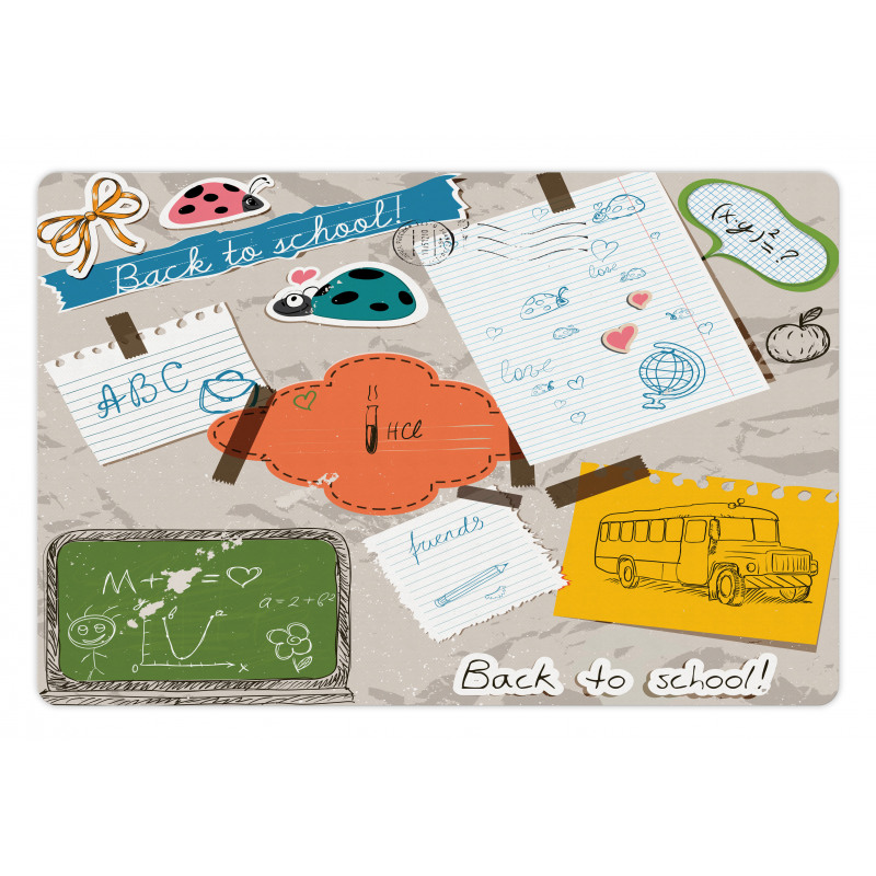 Back to School Learning Pet Mat