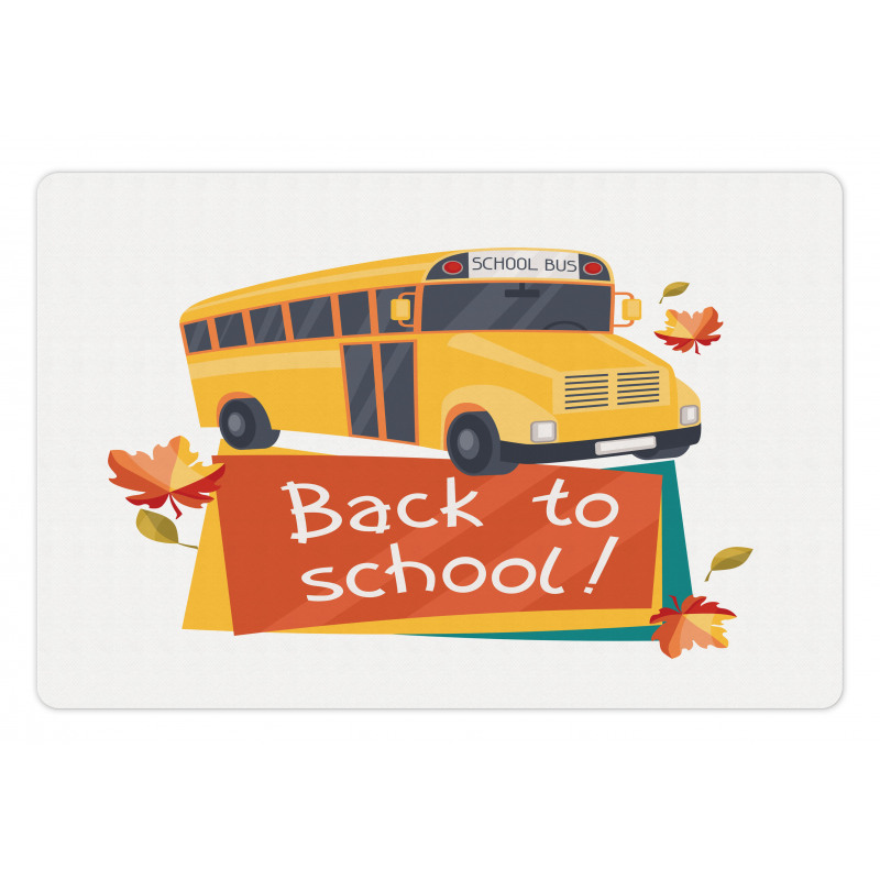 Back to School Subject Pet Mat