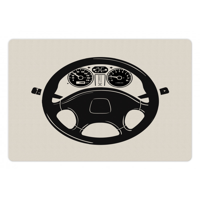 Steering Wheel Auto Tool Race Pet Mat