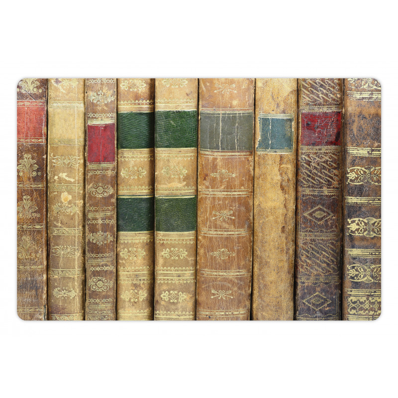 Macro Photo of Antique Novels Pet Mat