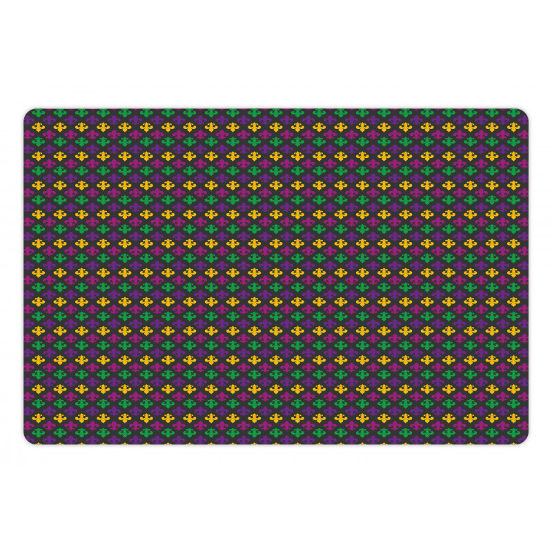 Mardi Gras Celebration Pet Mat