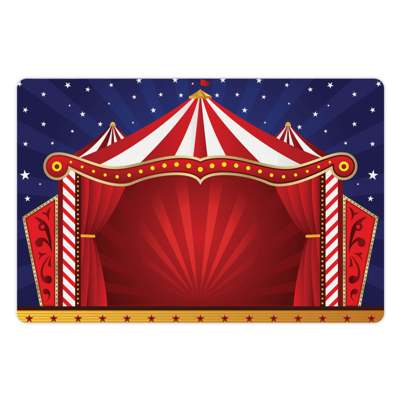 Canvas Circus Tent Pet Mat
