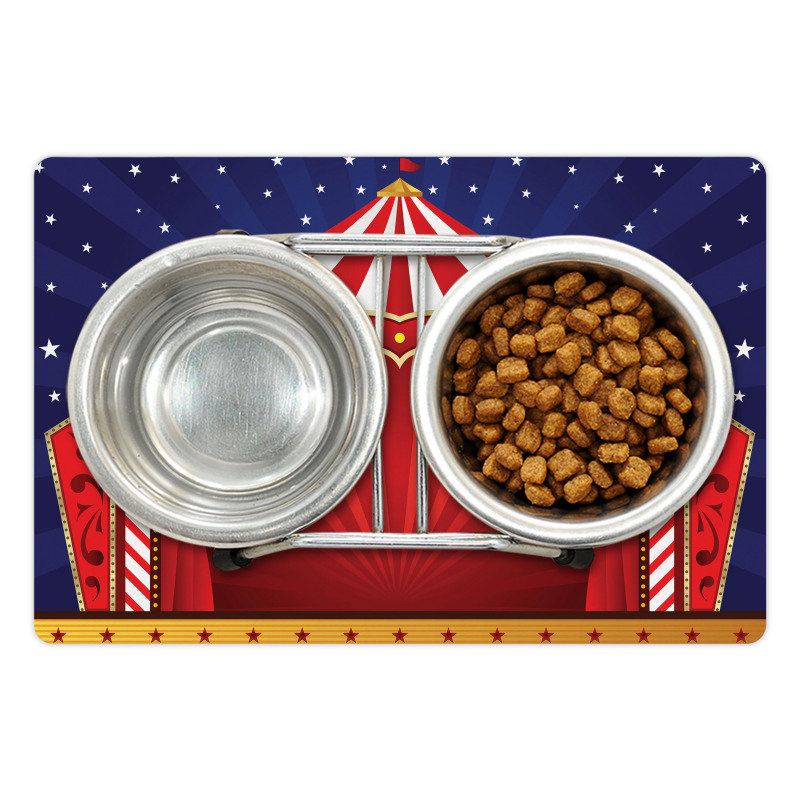 Canvas Circus Tent Pet Mat