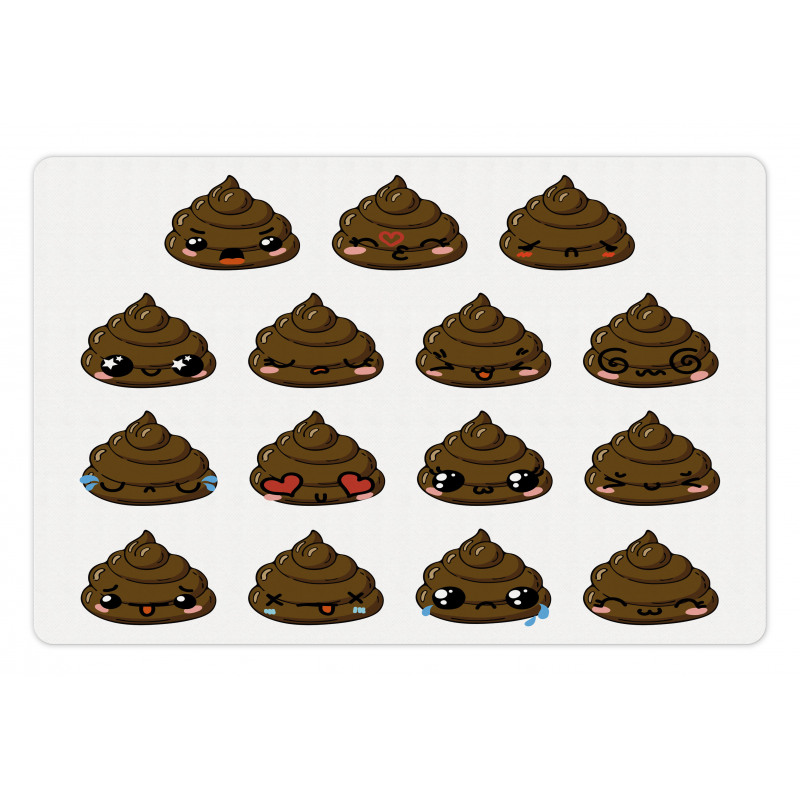 Turd Pattern Pet Mat