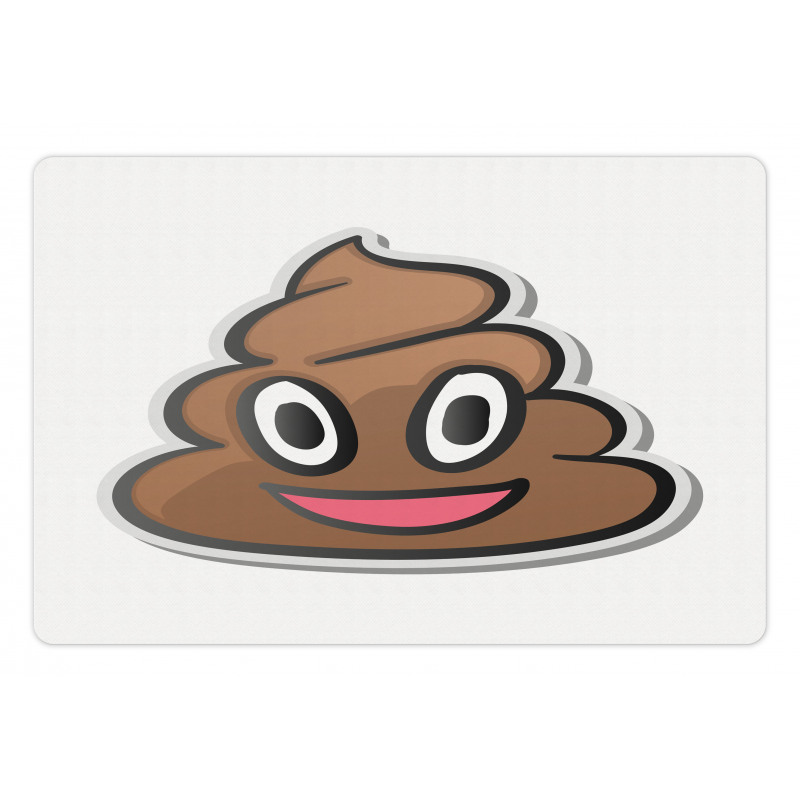 Smiling Face Turd Doodle Pet Mat