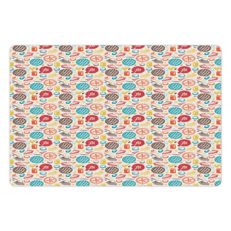 Bakery and Kitchen Items Pet Mat