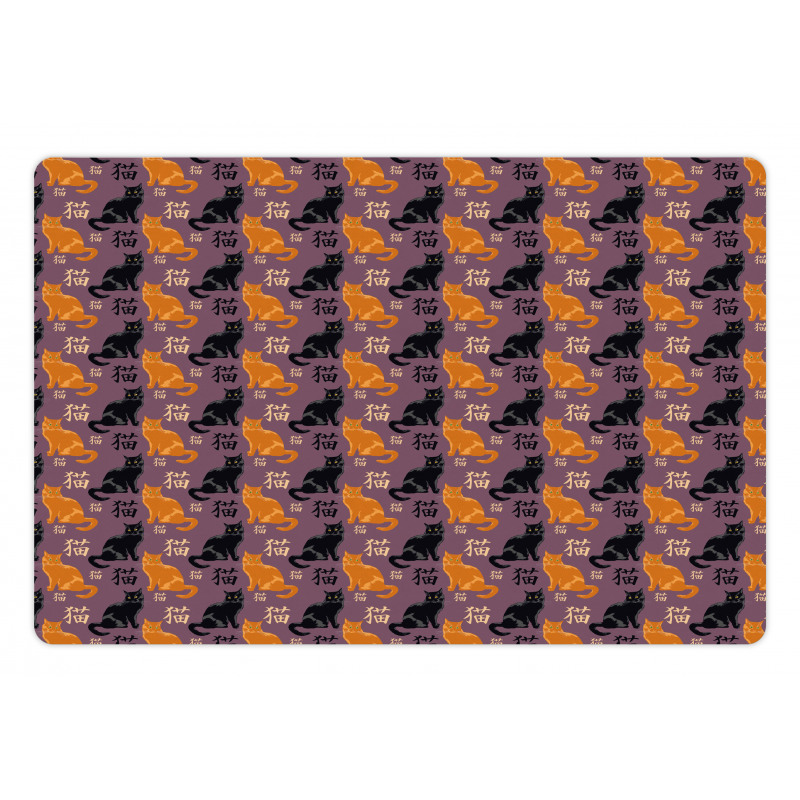 Cats Lover Pattern Pet Mat