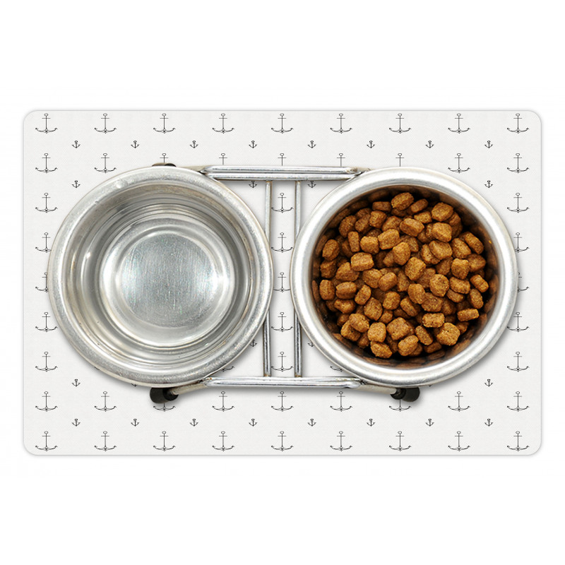 Maritime Sea Item Pattern Pet Mat