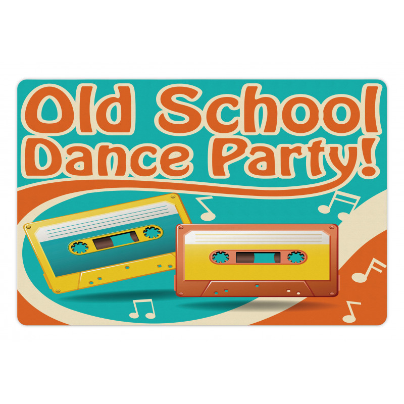 Nostalgic Dance Party Pet Mat