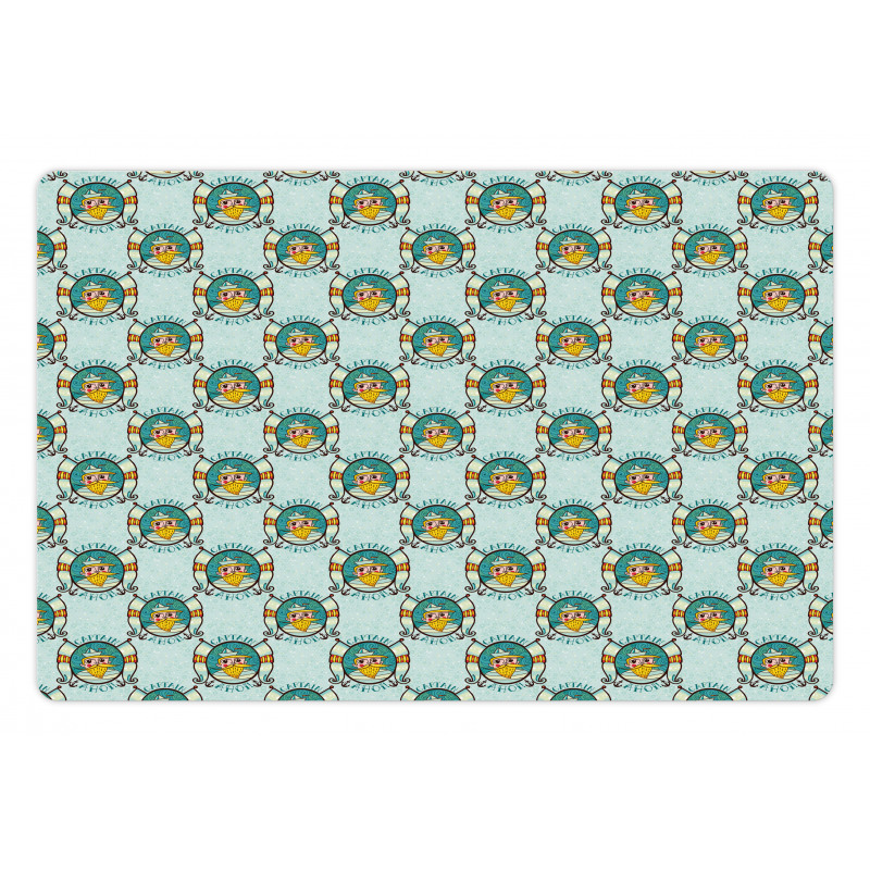 Sailor and Captain Ahoi Pet Mat