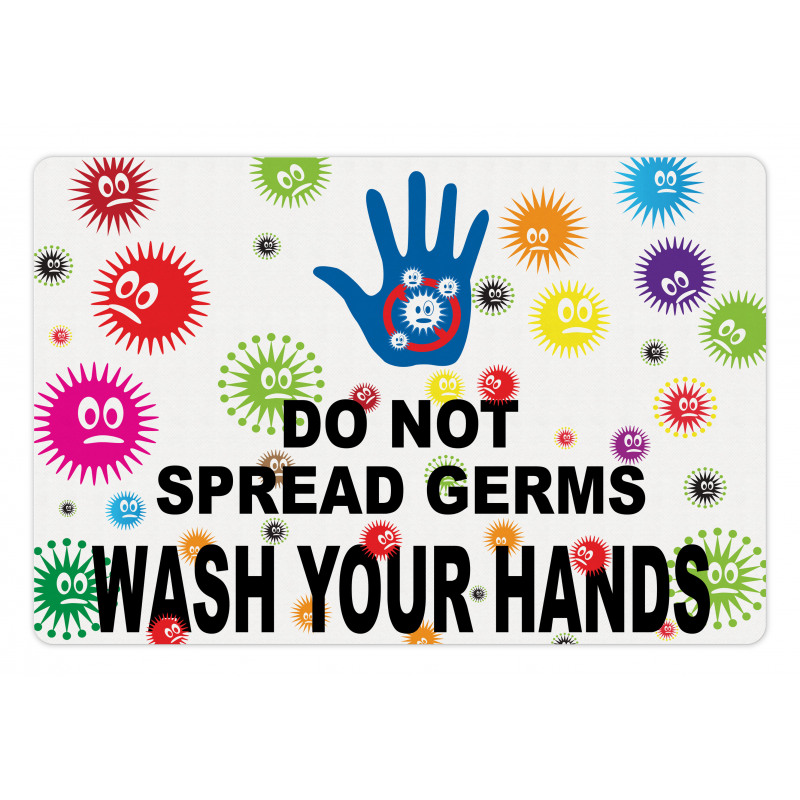 Do Not Spread Germs Pet Mat