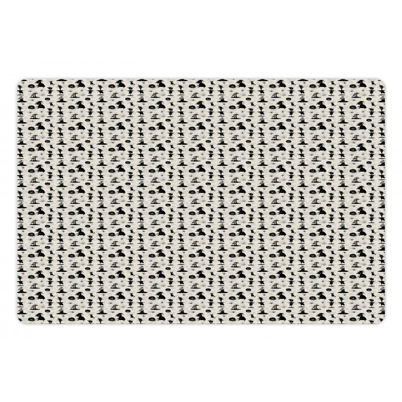 Horror Pattern Pet Mat