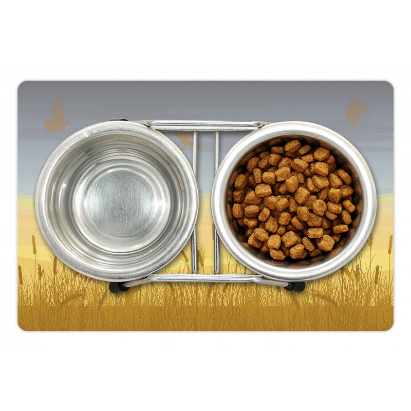 Wheat Field Landscape Pet Mat