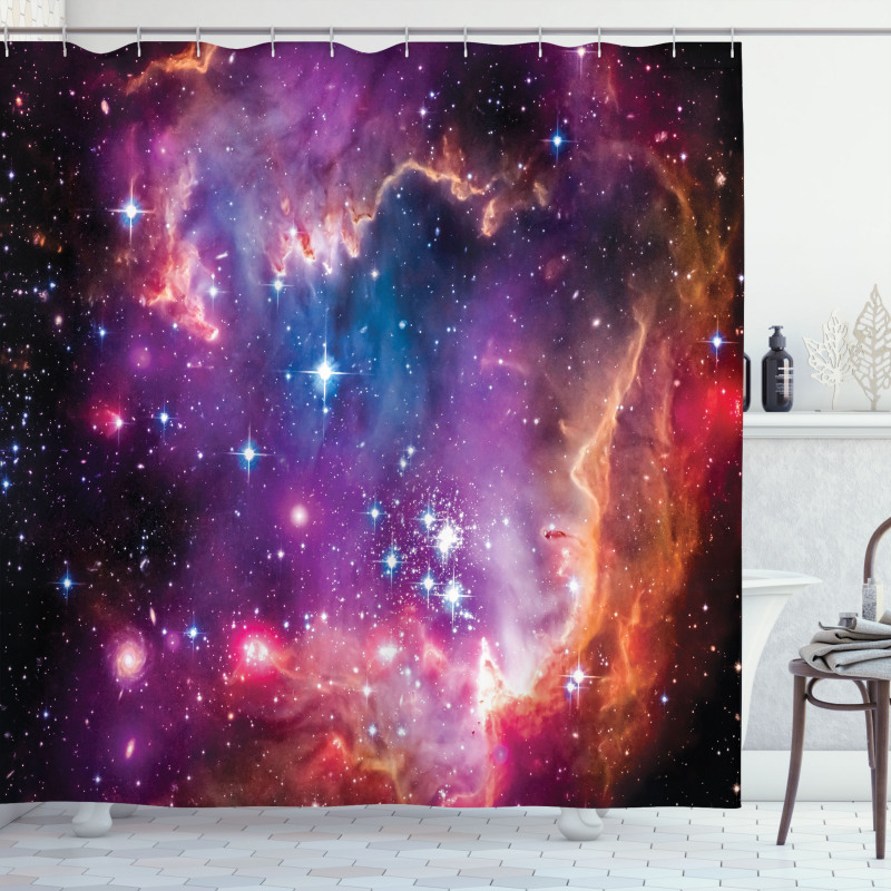 Magellanic Cloud Stars Shower Curtain