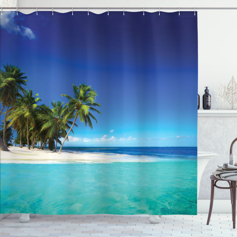 Seaside Nature Tropic Shower Curtain