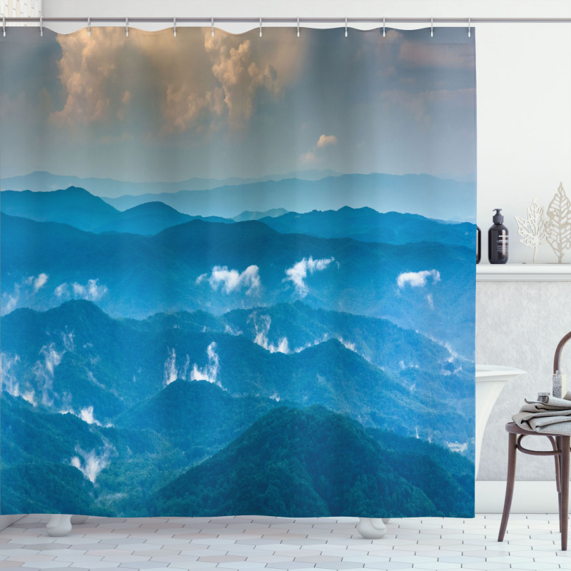 Fog in Roan Highlands Shower Curtain