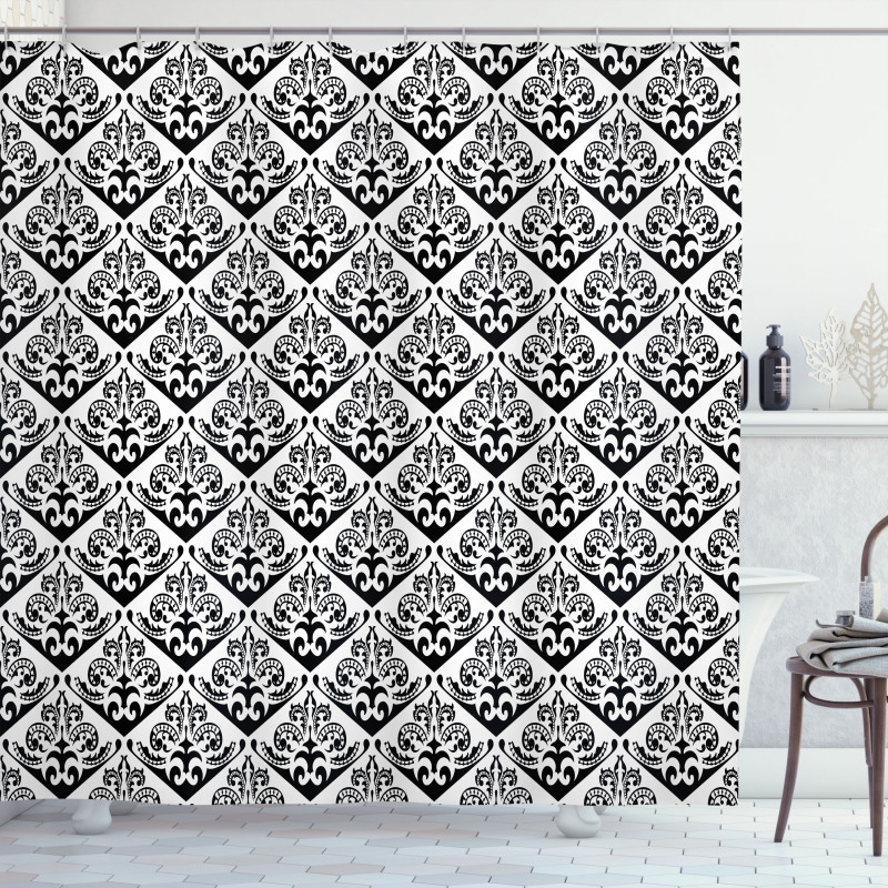 Victorian Gothic Motif Shower Curtain