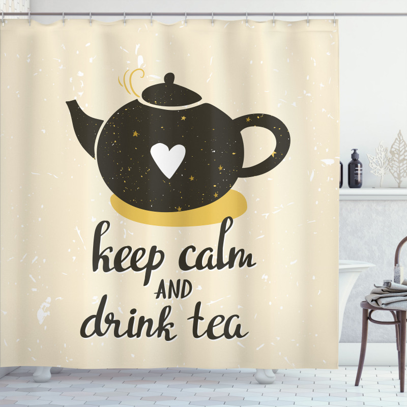 Drink Tea Teapot Shower Curtain