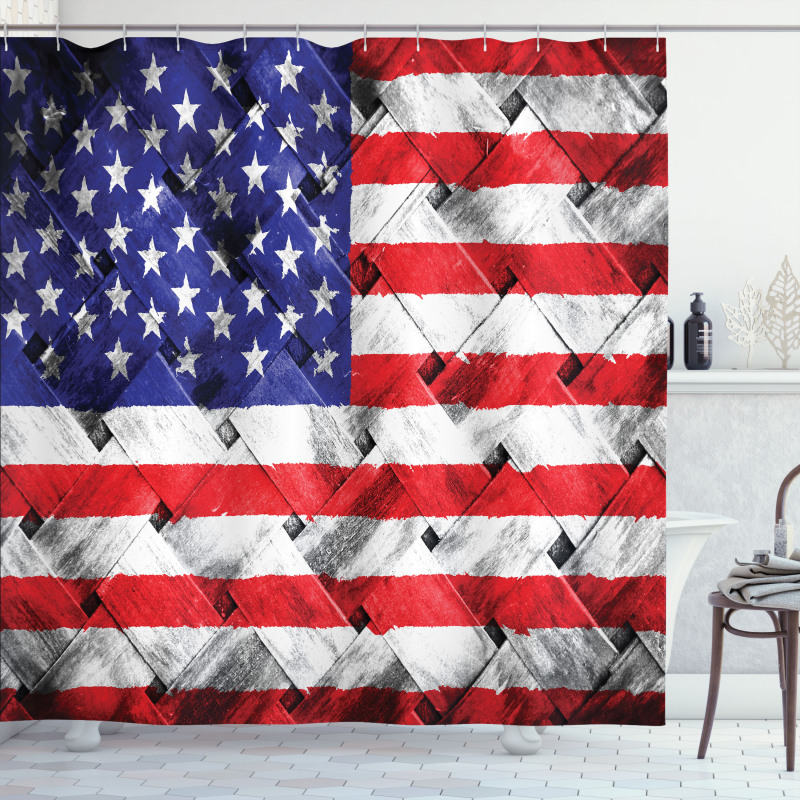 Fourth of July Day National Shower Curtain