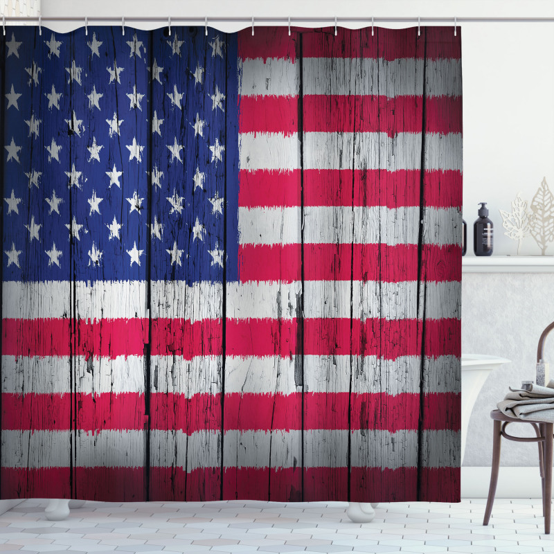 July Fourth Freedom Day Shower Curtain