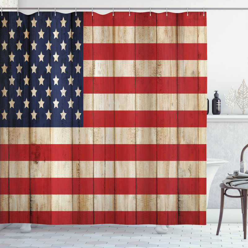 Independence Day in July Shower Curtain