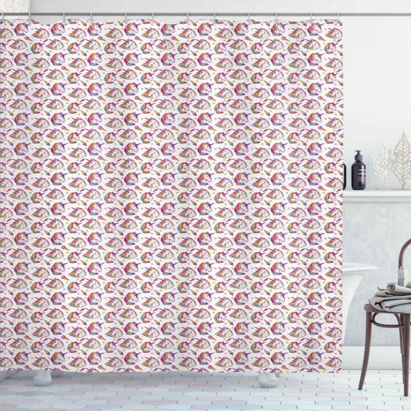 Magic Horse Ice Cream Shower Curtain