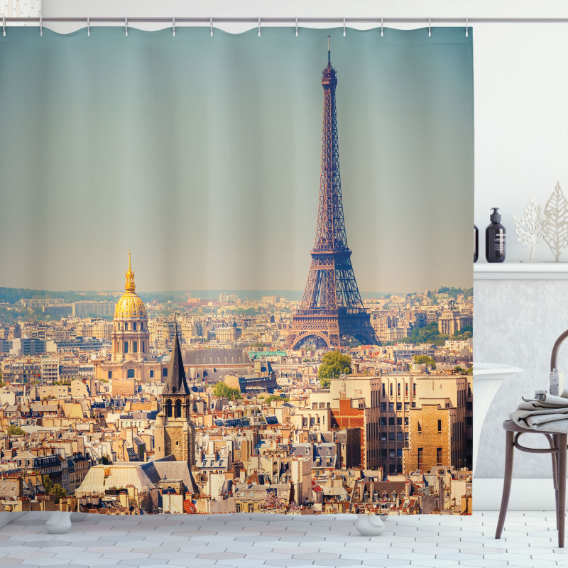 Cityscape of Paris Shower Curtain