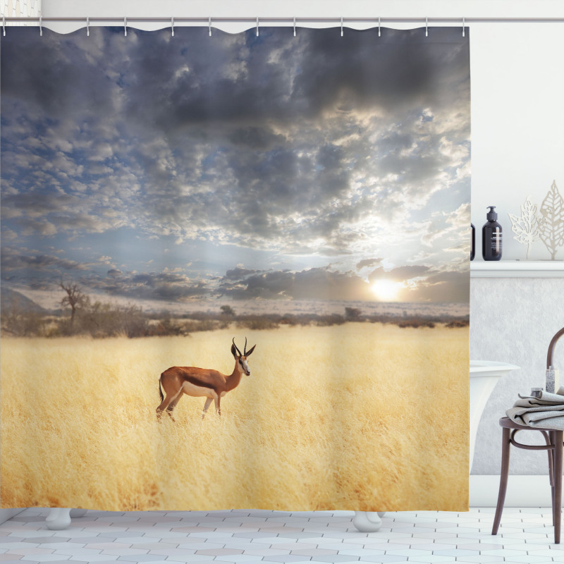 Antelope in Tranquil Nature Shower Curtain