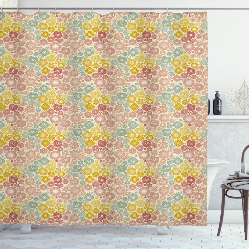 Petals and Dots Shower Curtain